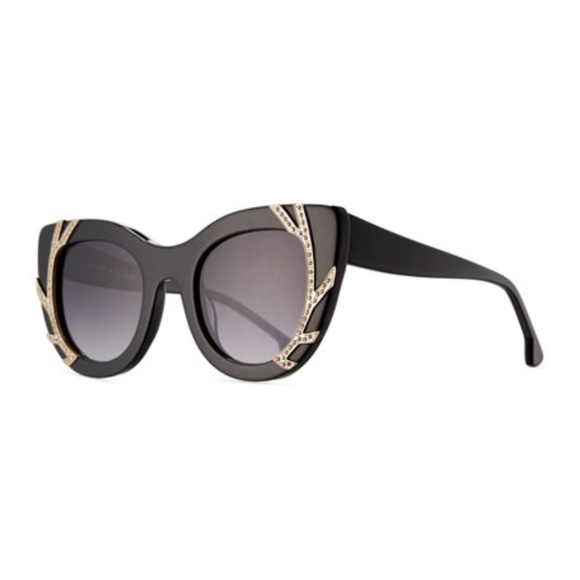Alice + Olivia Accessories - NIB Alice + Olivia Delancy Black Sunglasses